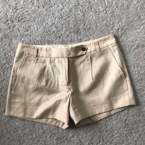 JCrew Dressy Shorts in Khaki